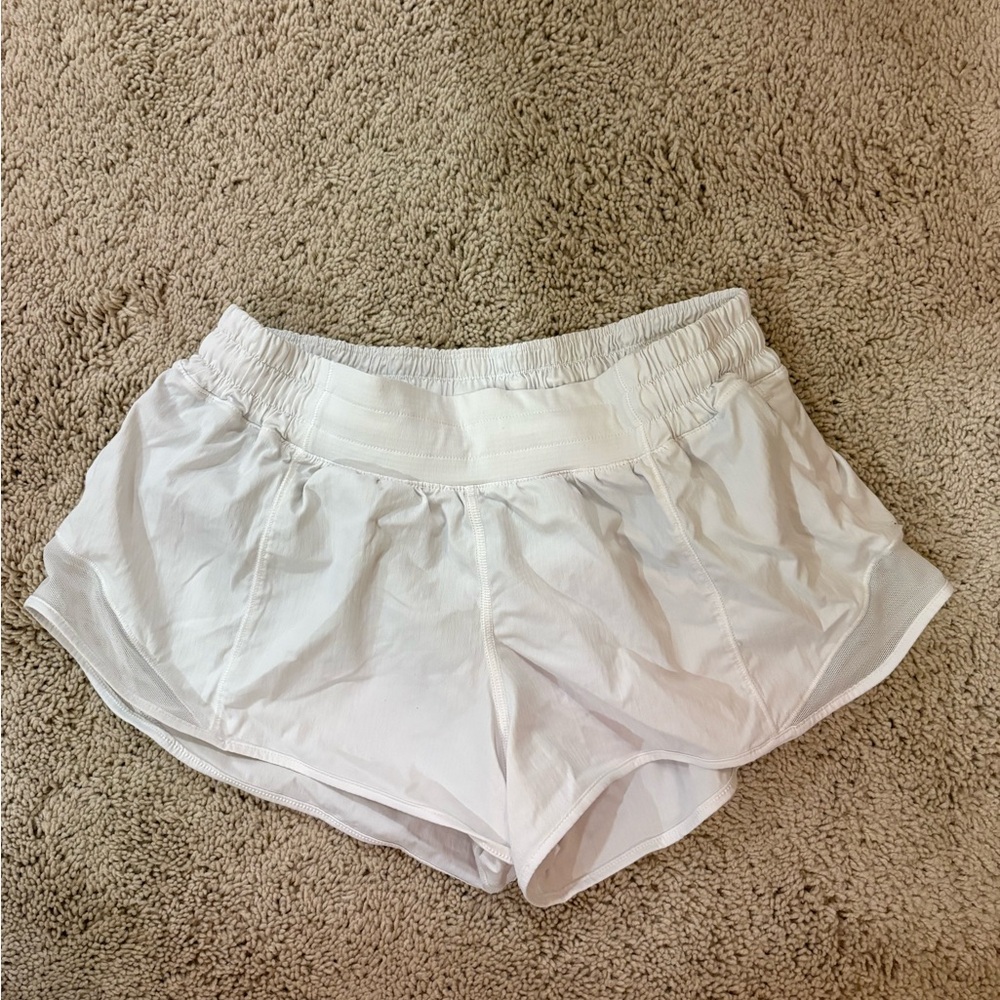 lululemon athletica White Hotty Hot Shorts